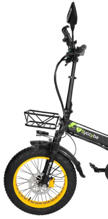 Электровелосипед SYCCYBA H1 (F10) DUAL 20AH желтый