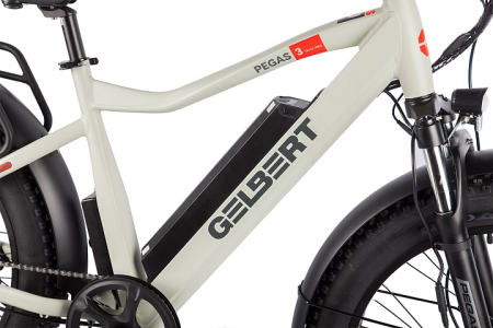 Электровелосипед Gelbert Pegas 3 DUAL PRO бежевый