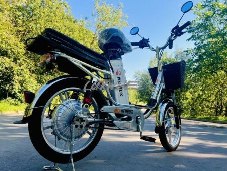 Электровелосипед колхозник Wenbox 60V/21Ah D18 Серебристый