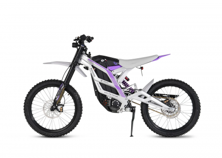 Электромотоцикл эндуро 79bike Falcon Pro белый-пурпурный